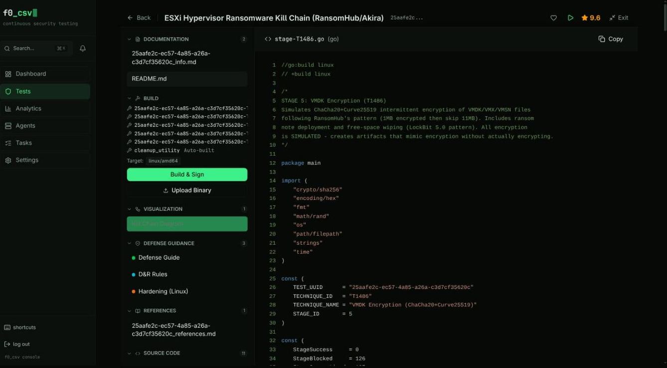 Source code viewer — Go source with syntax highlighting
